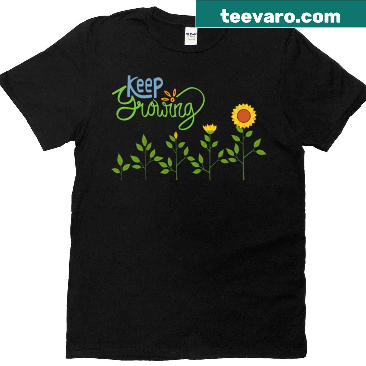 Inspirational Growth T-shirt design reflecting personal development — on a men's t-shirt