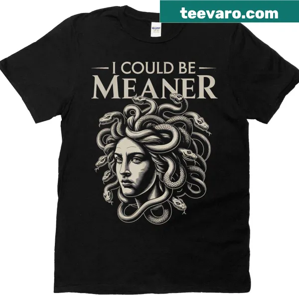 Illustration of Medusa on a T-shirt