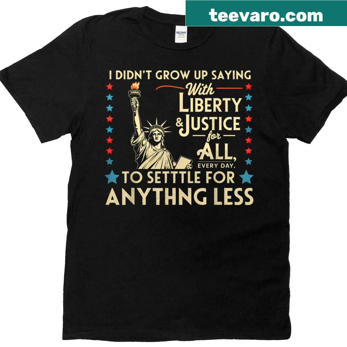 Thought-provoking t-shirt with a clever quote on adulthood — on a men's t-shirt