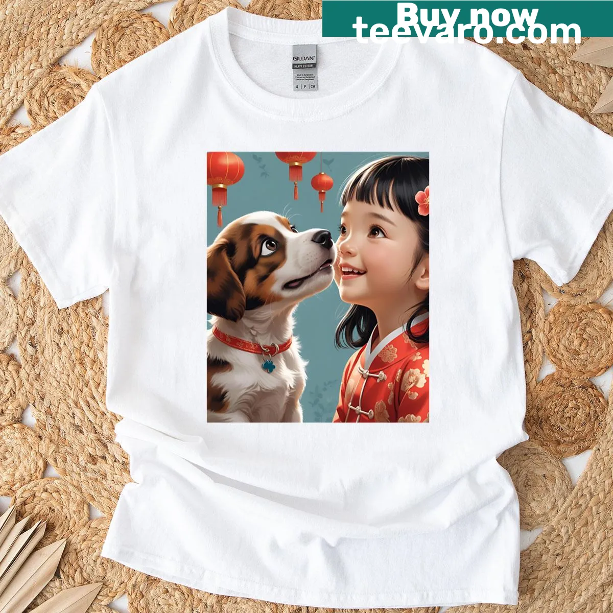 Sentimental T-shirt about innocent love for teens — on a men's t-shirt