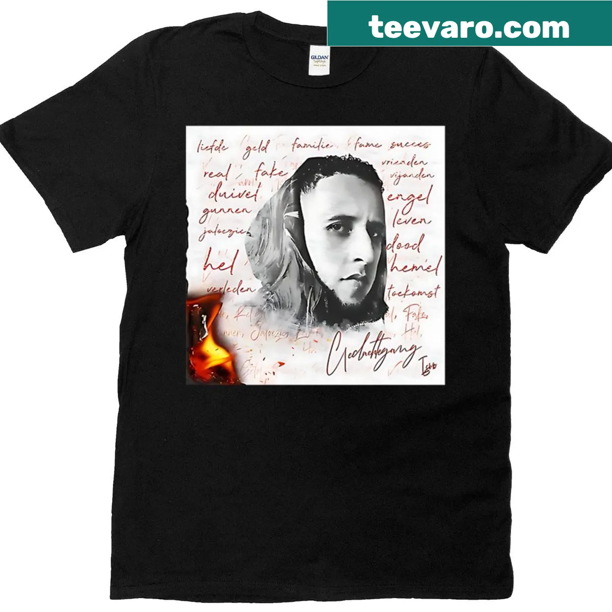 Casual t-shirt featuring Ismo's 2019 album design — on a men's t-shirt