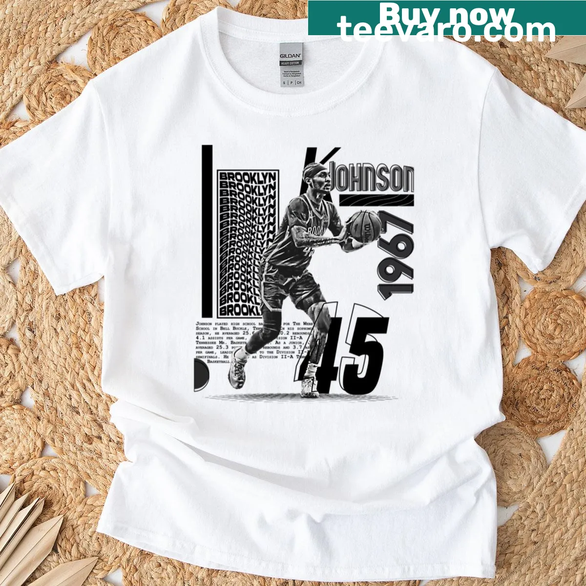Stylized illustration of a basketball player on a sporty t-shirt. — on a men's t-shirt