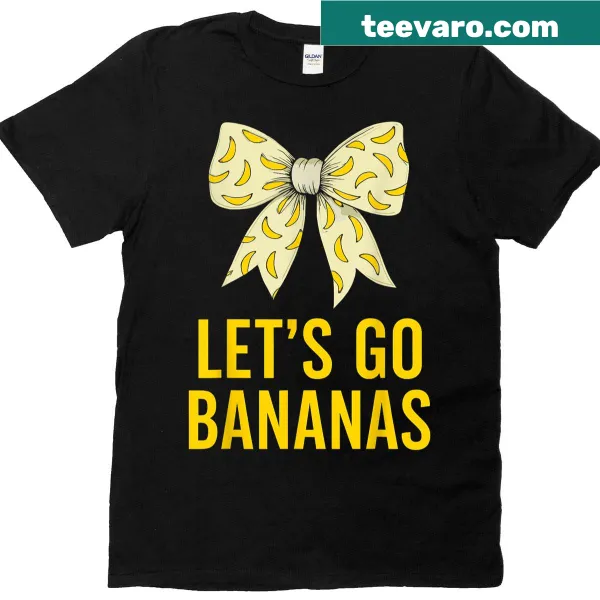 Funny T-shirt featuring a playful cartoon banana design