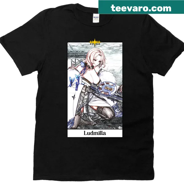 Winter-themed T-shirt with tarot-inspired illustrations