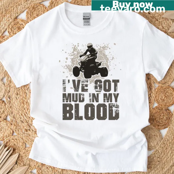 ATV illustration for off-road enthusiasts on a t-shirt