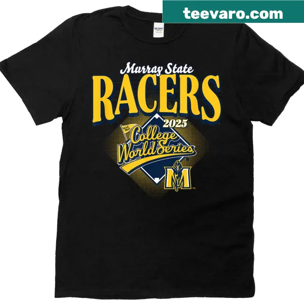 Murray State baseball NCAA t-shirt with College World Series 2025 graphic