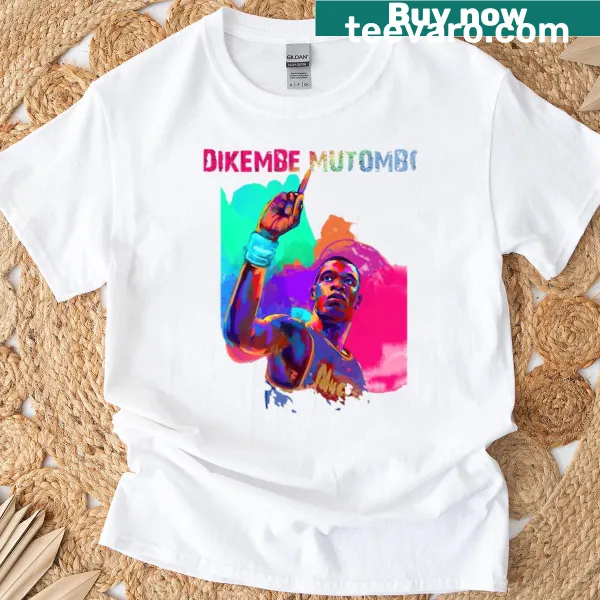 Artistic T-shirt with a legend theme and abstract typography