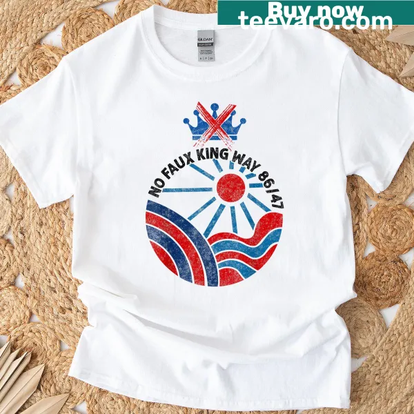 Protest t-shirt for June 14 with 'No Kings'