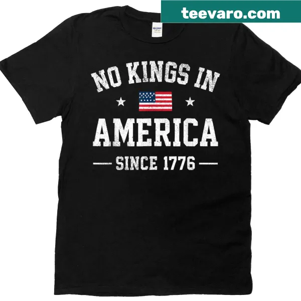 Patriotic T-shirt with bold text for Independence Day