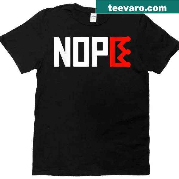 Horizontal T-shirt with 'No Kings' protest message