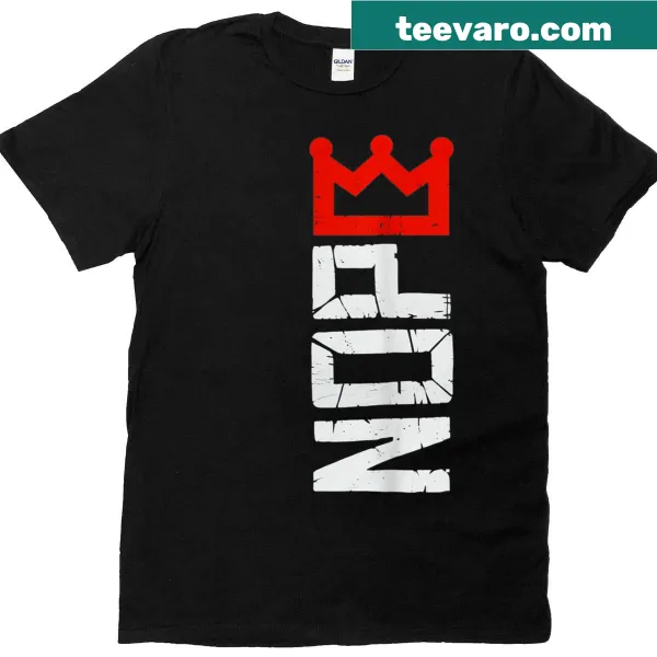 Vertical 'No Kings' protest sign graphic t-shirt