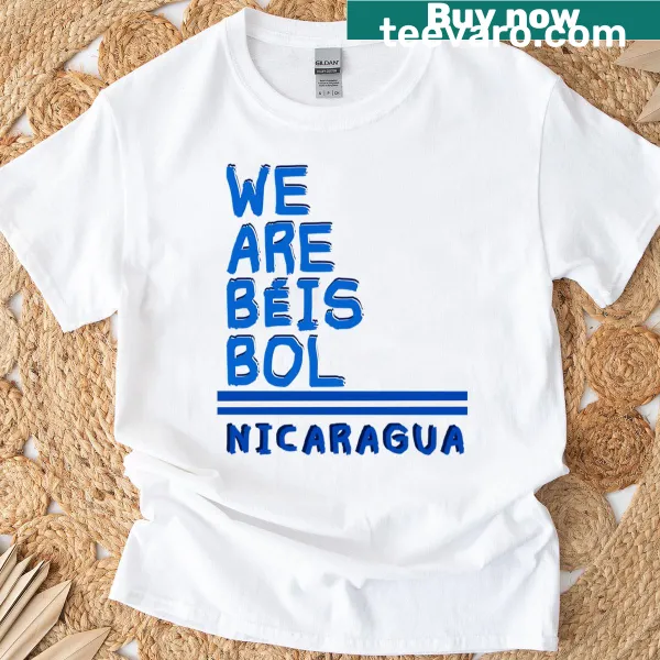 T-shirt featuring the phrase 'Orgullo Nicaragense Beisbolero' in a proud design.