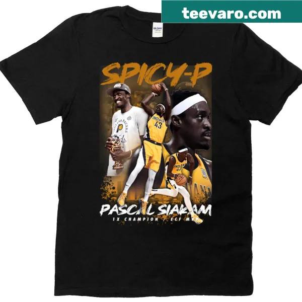 Graphic tribute to Paskals Siakams on a t-shirt