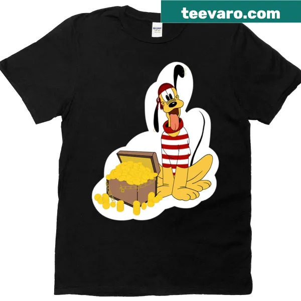 Illustration of Pirate Pluto on a T-shirt