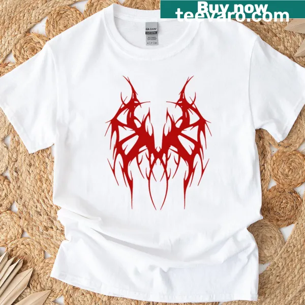 Gothic tribal design on a T-shirt