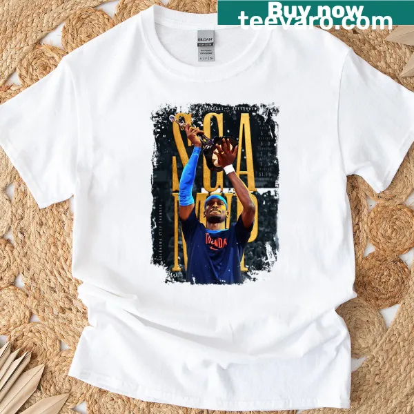 Silhouette design T-shirt honoring Shai Gilgeous-Alexander.