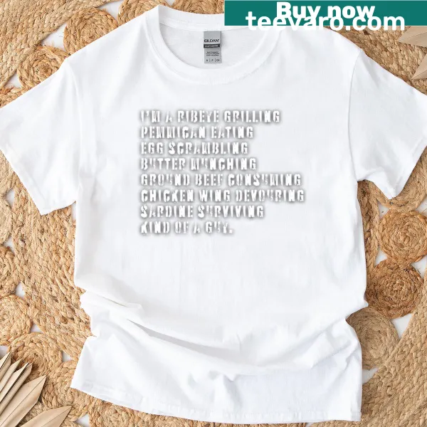 Bold text T-shirt with the phrase 'That Kind Of A Guy'