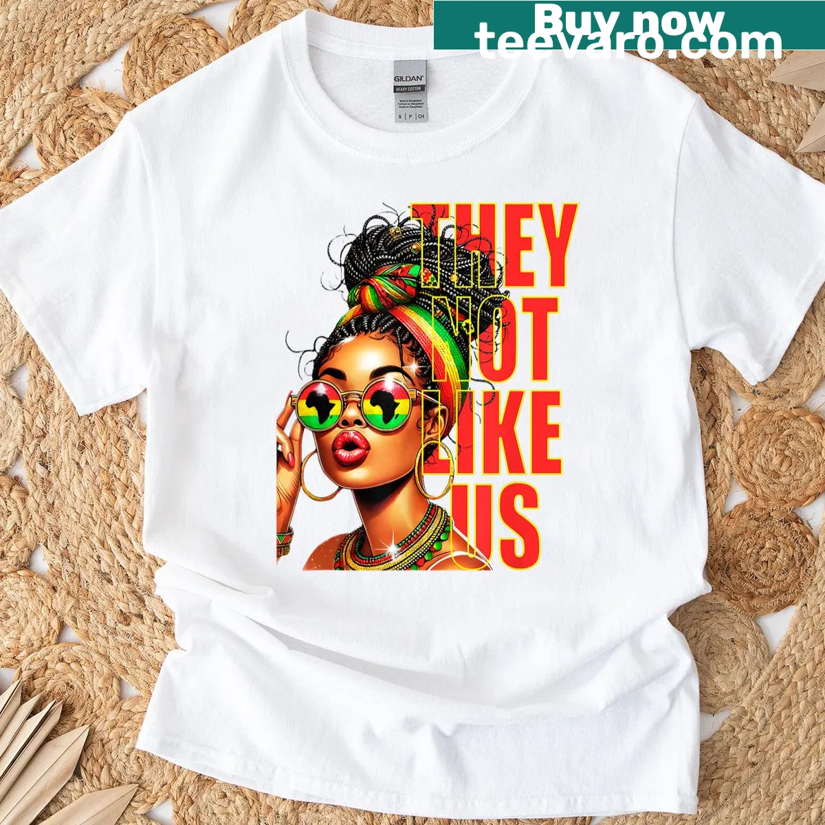 Illustration celebrating Juneteenth and African American heritage on a t-shirt. — on a men's t-shirt