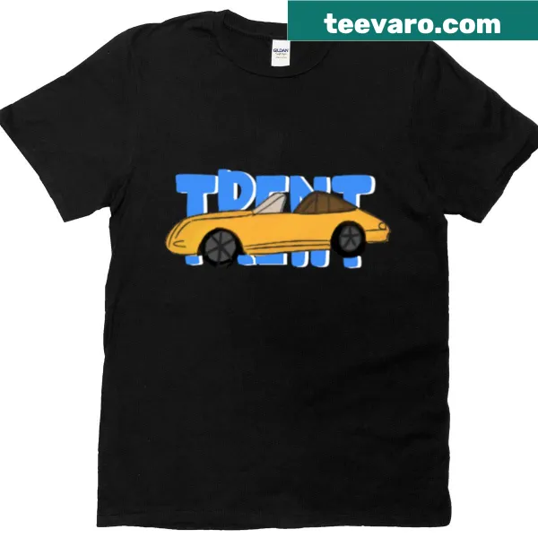 Sleek car illustration on a stylish t-shirt
