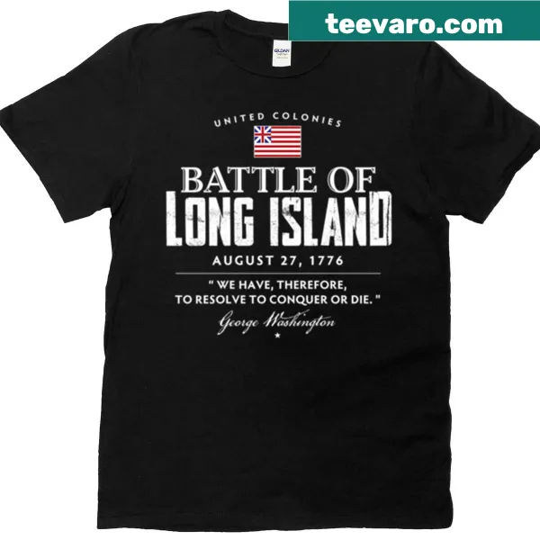 T-shirt featuring Battle of Long Island design