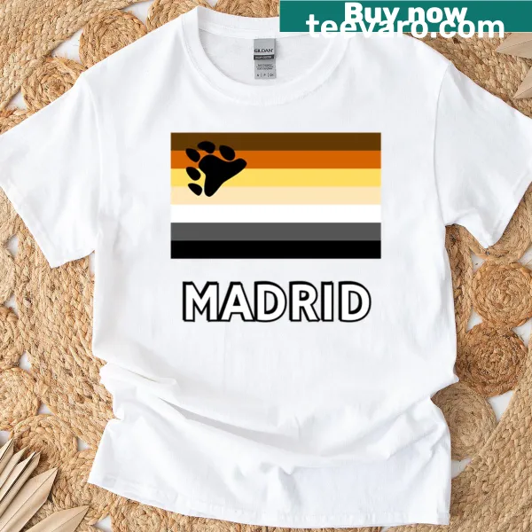 T-shirt featuring Bear Pride Flag design