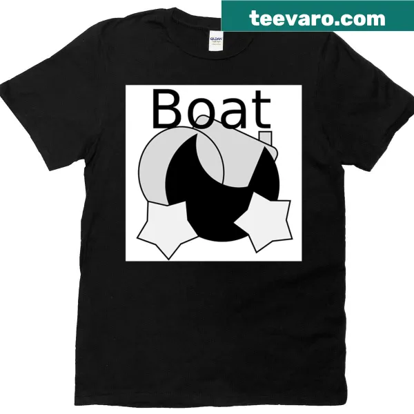 Vintage distressed deconstructed boat graphic t-shirt