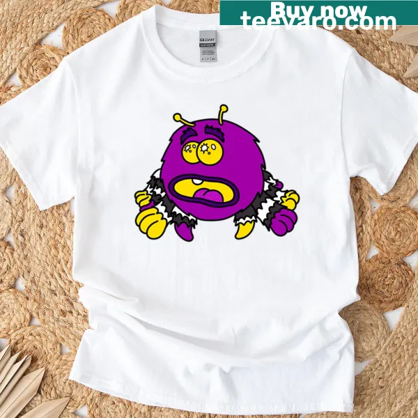 Cartoon spider graphic T-shirt celebrating non-binary identity