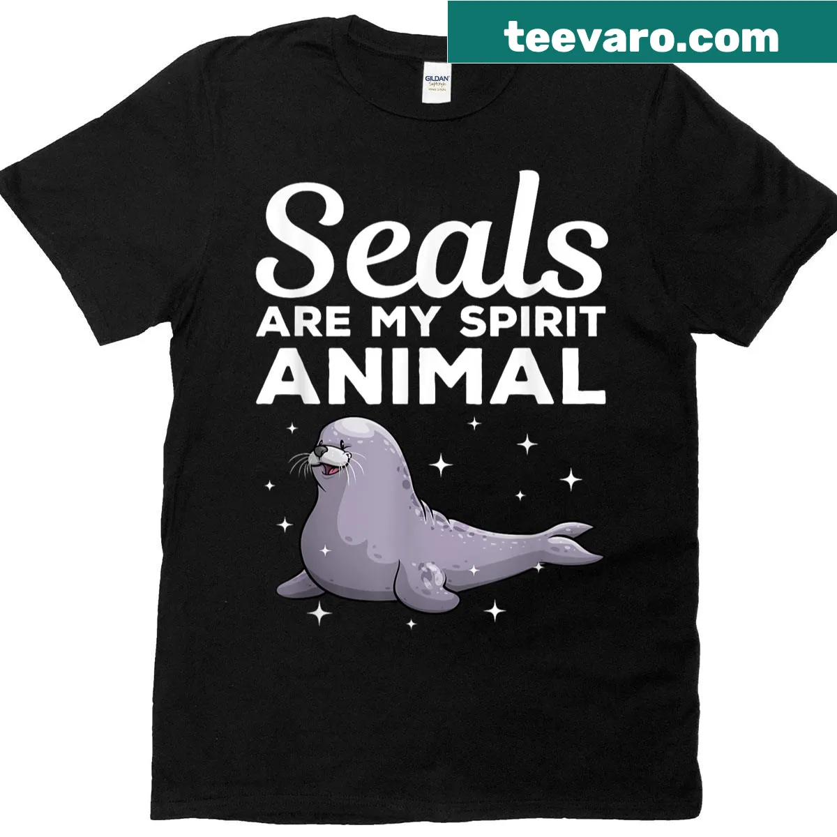 Funny seal graphic on a t-shirt for sea lion lovers — on a men's t-shirt
