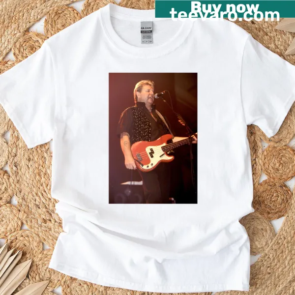 Photographic T-shirt honoring musician Greg Lake