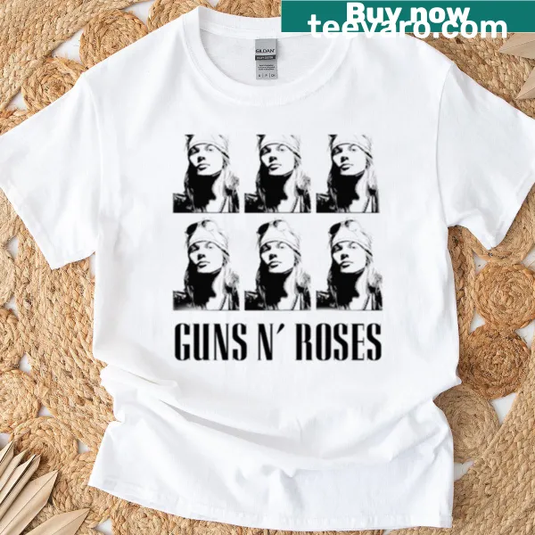 Typography design featuring 'Guna N Roses' text