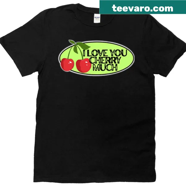 T-shirt with playful typography about cherries and lime