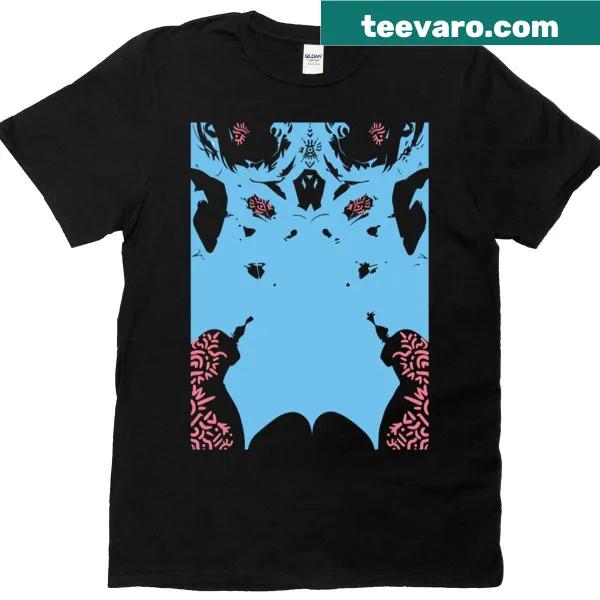 Oversized T-shirt featuring charming identical twins illustration