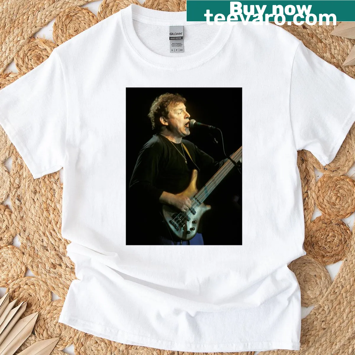 Photograph t-shirt featuring Jack Bruce — on a men's t-shirt