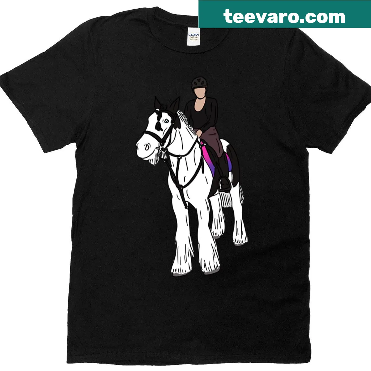 Cartoon cat design on a relaxed oversized t-shirt — on a men's t-shirt
