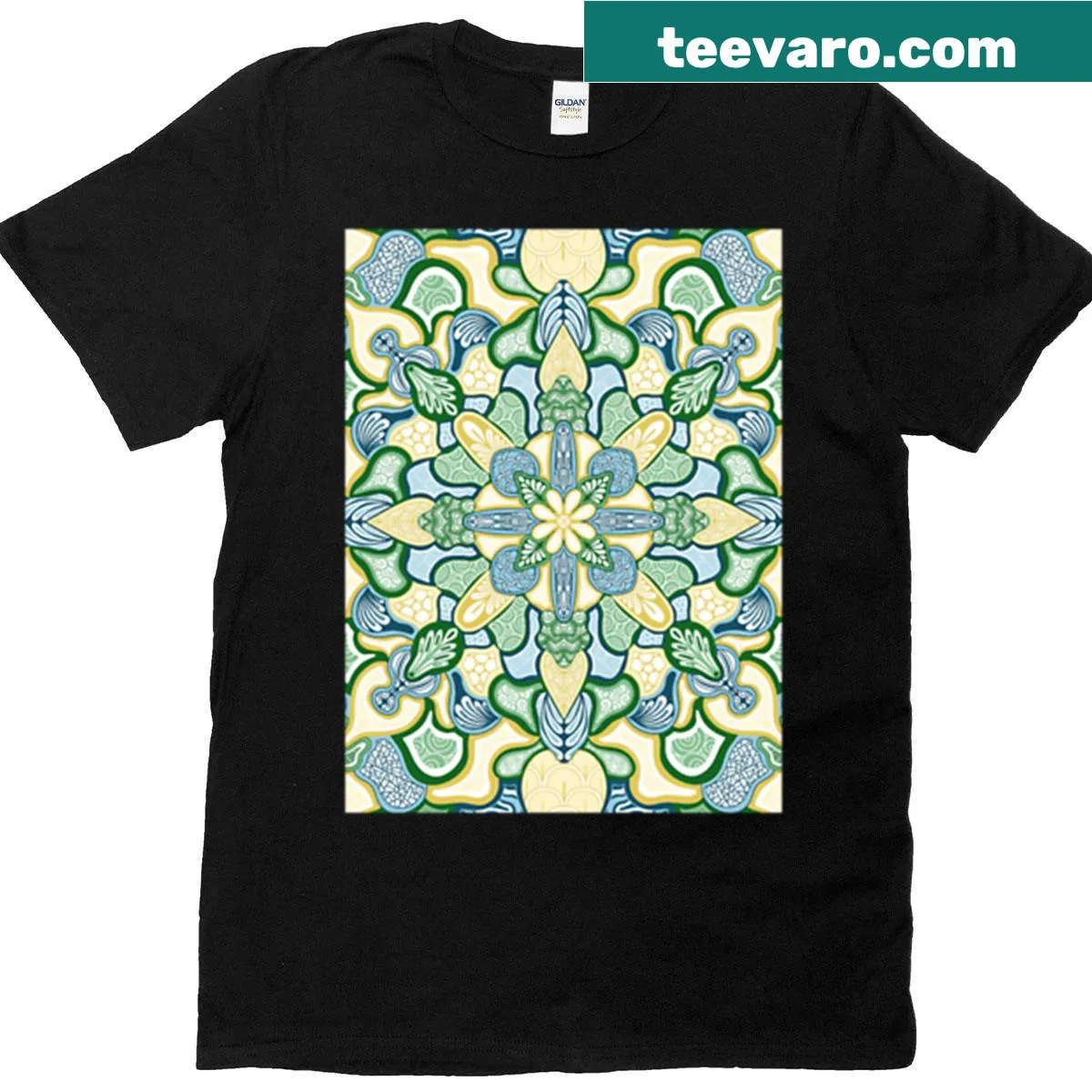 Playful lemon graphic t-shirt representing summer vibes — on a men's t-shirt