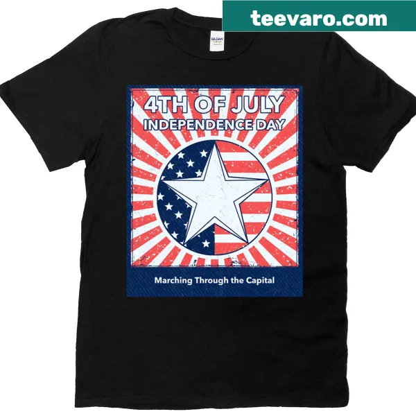 Patriotic Parade Tee featuring bold designs for national pride