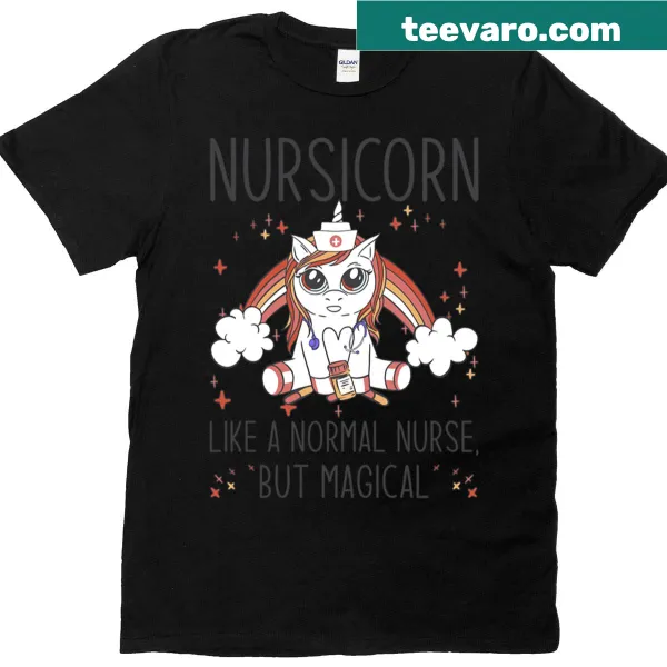 Charming Nursicorn design featuring a unicorn with healthcare symbols