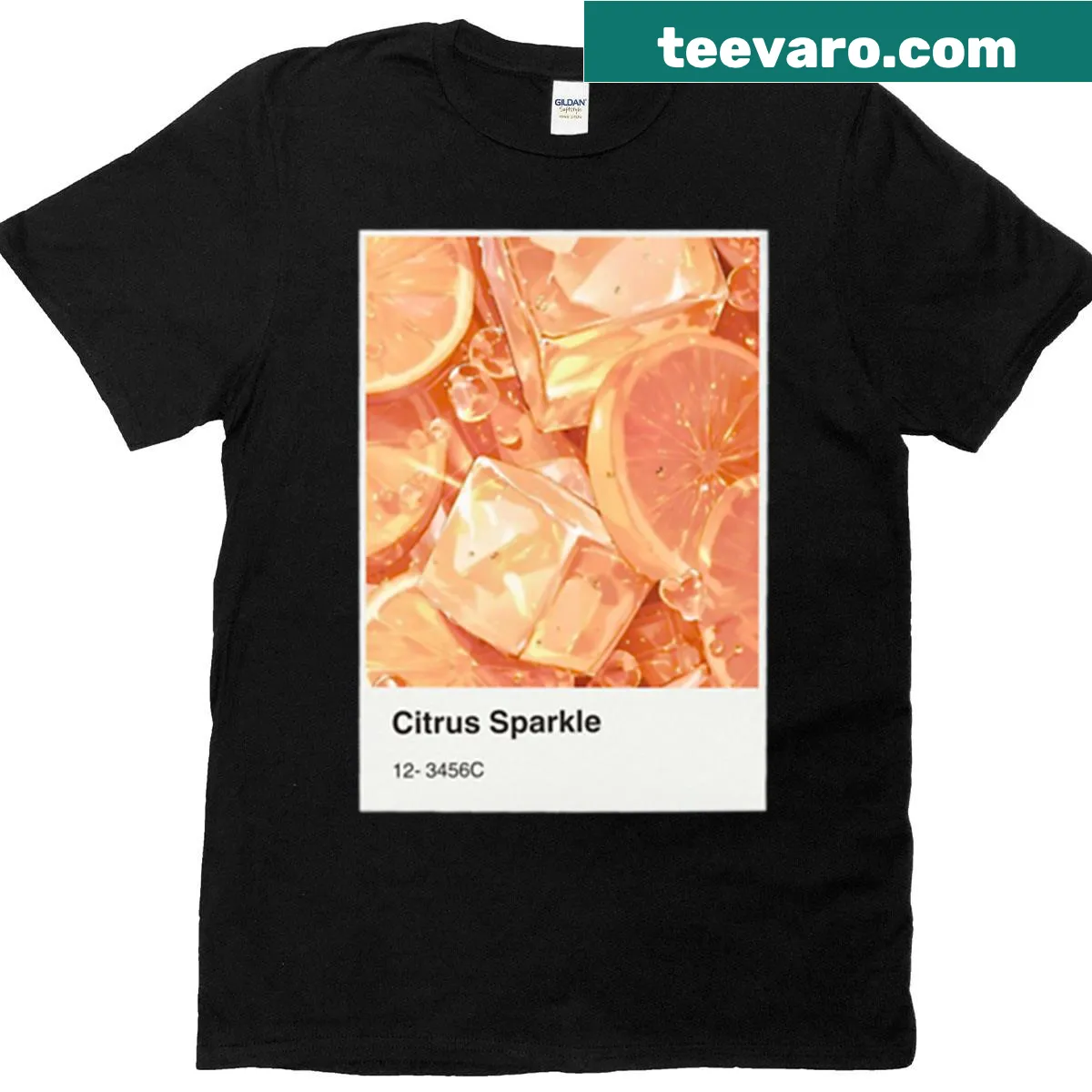 Minimalist T-shirt featuring a modern typography design — on a men's t-shirt