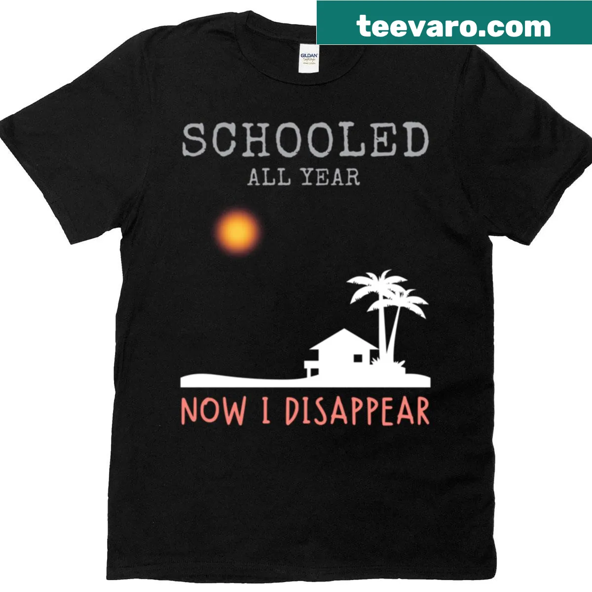 Humorous teacher t-shirt declaring 'Off Duty' — on a men's t-shirt