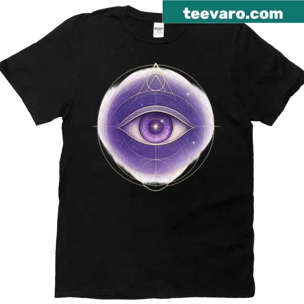 Oversized T-shirt with 'Eye of the Soul' graphic
