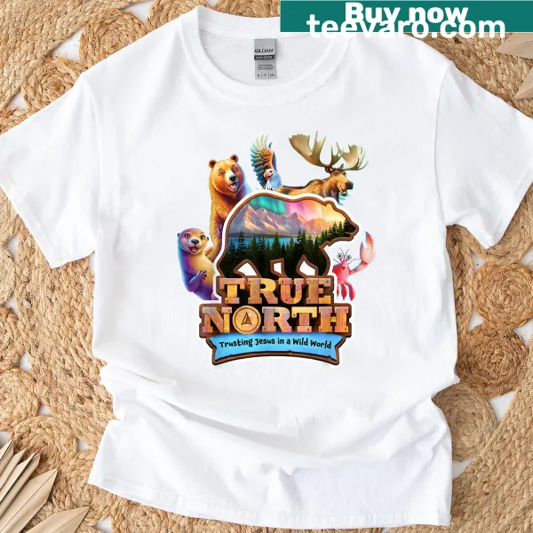 T-shirt with 'Trusting Jesus' design for True North VBS 2025