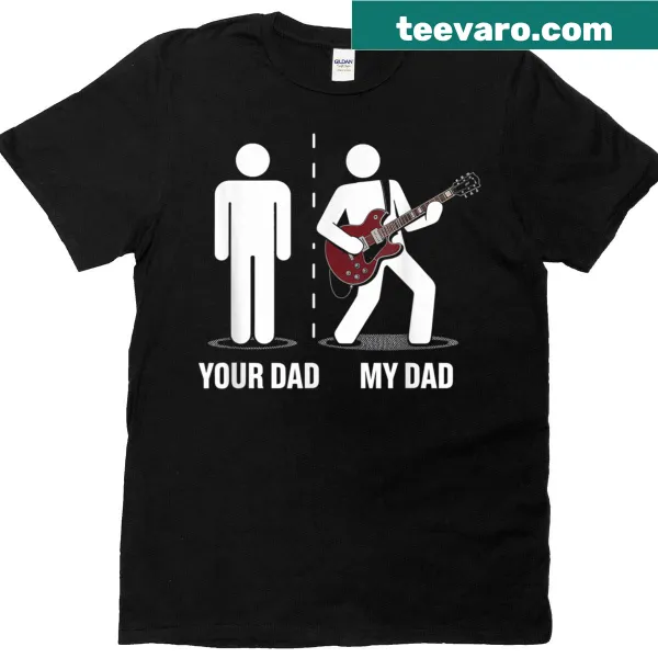Funny wording about dads on a humorous t-shirt