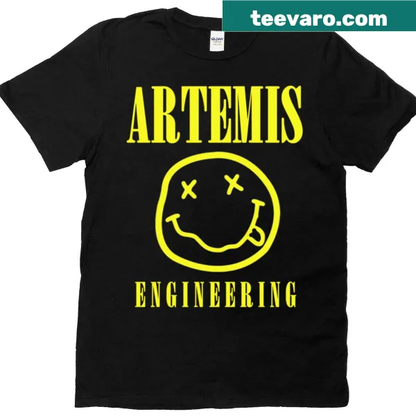 Illustrative T-shirt featuring the character Artemis in a whimsical design