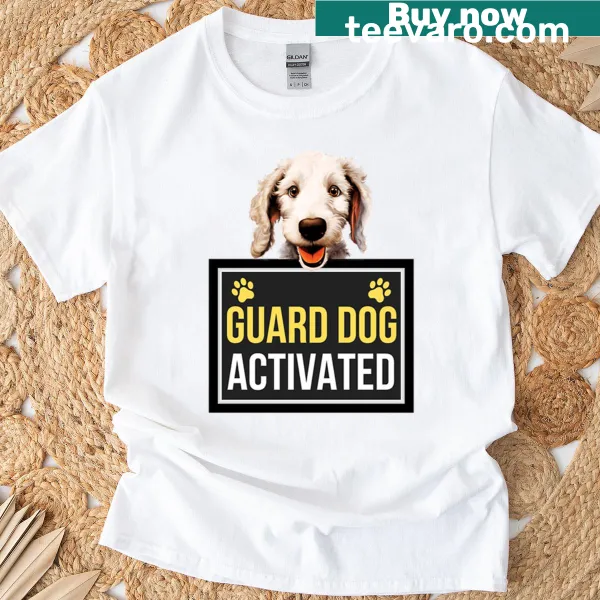 Bedlington Terrier graphic with 'Guard Dog Activated' text