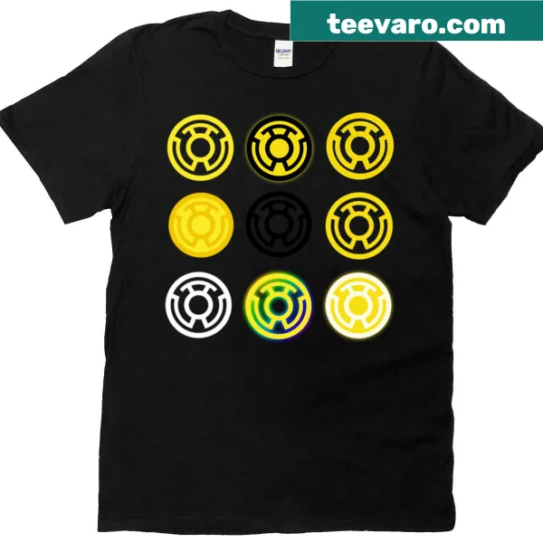 Blackest Day logo collection t-shirt with signature design