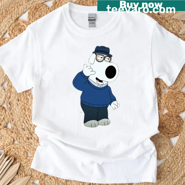 Brian Griffin cartoon character T-shirt from animated series