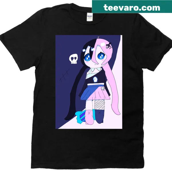 Cartoon candy design on a T-shirt