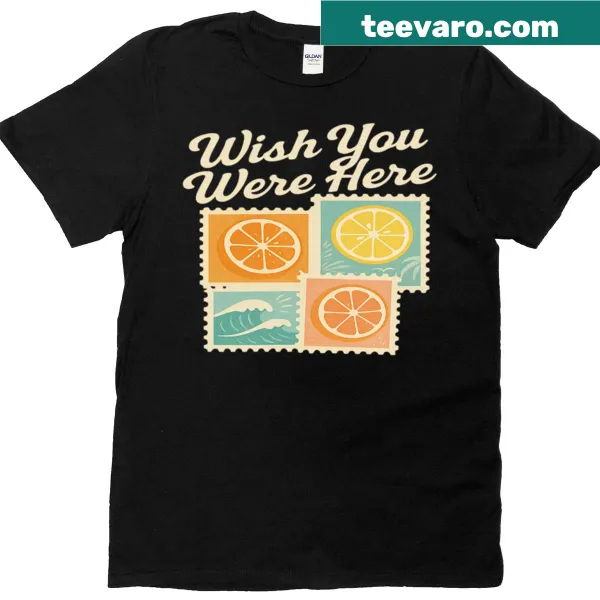 Retro stamp design T-shirt featuring Citrus Coast
