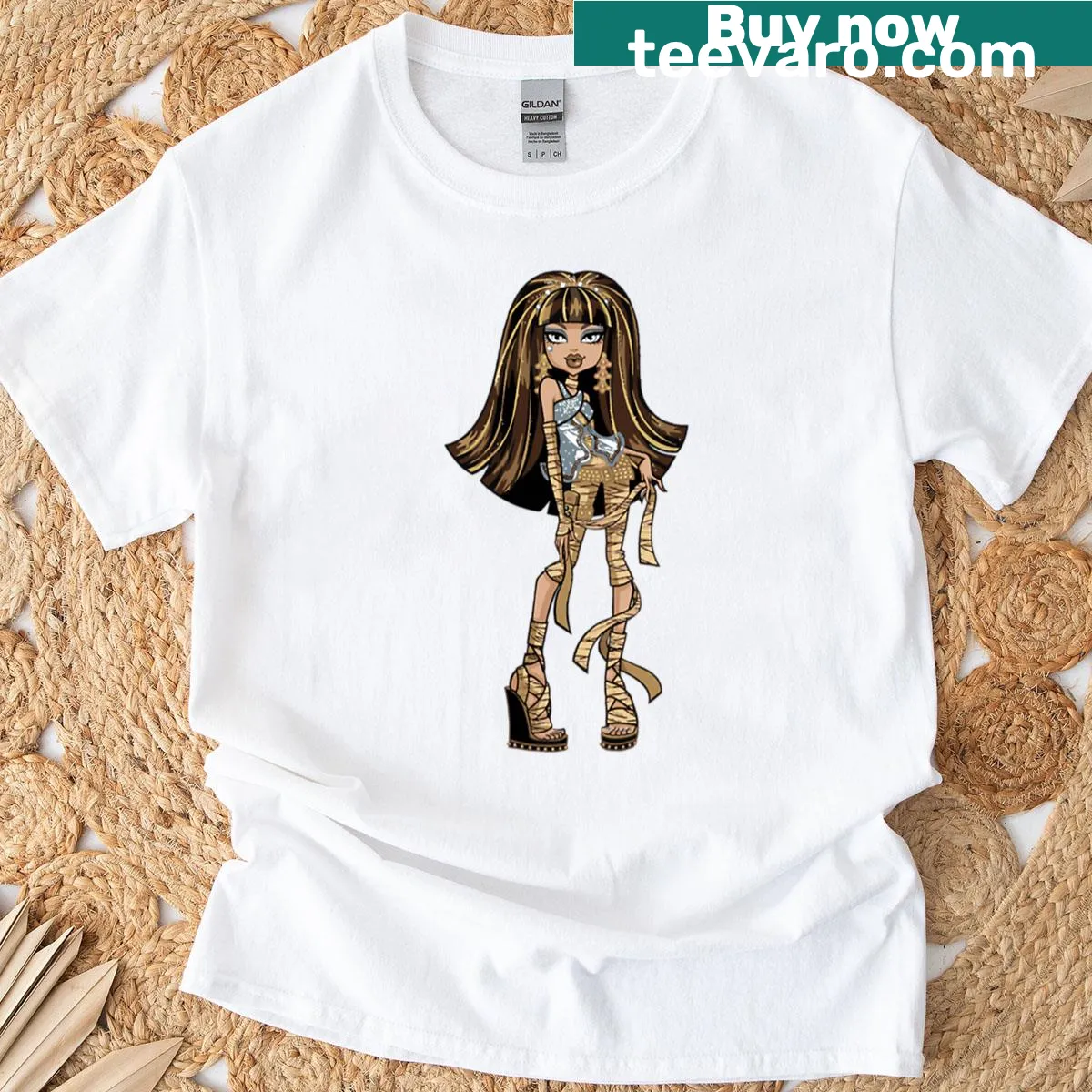 Fan art illustration inspired by Cleo De Nile on T-shirt — on a men's t-shirt