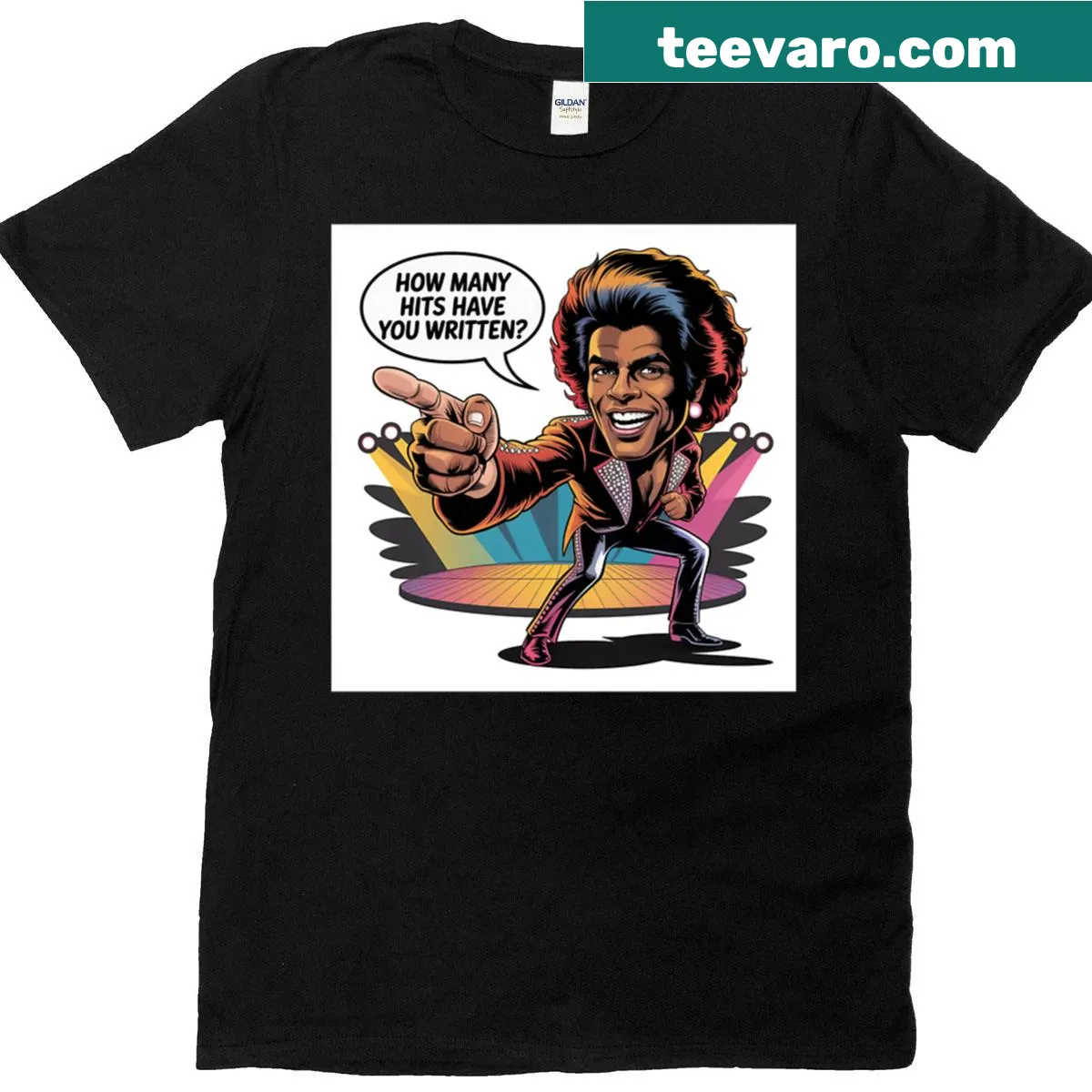Playful cartoon design on a T-shirt with a fun call-out — on a men's t-shirt